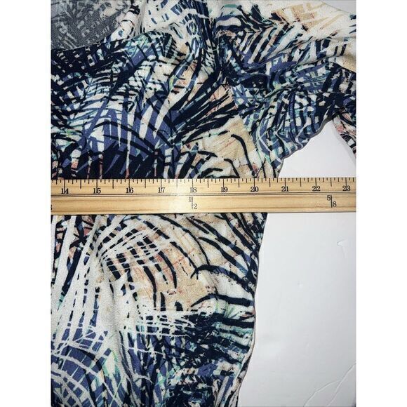 Love Stitch Women's Palm V-Neck Surplice Bell Sleeve‎ Blouse Size Large - Picture 3 of 7